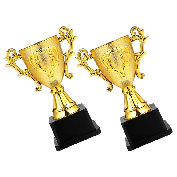 WHAMVOX 2 Pcs Trophies for Kids Trophy Props Portable Child