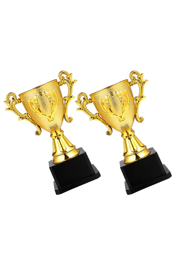 2 Pcs Trophies for Kids Trophy Props Portable Child