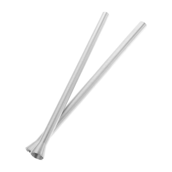 WHAMVOX 2 Pcs Tubing Spring Bender 20.50X1.50X1.50CM Silver