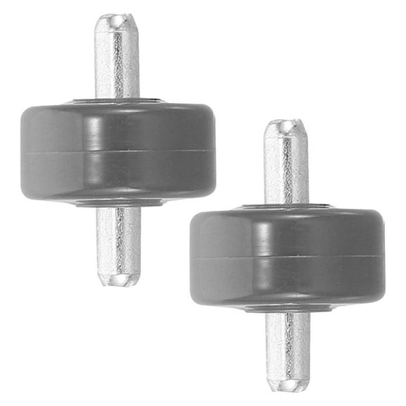 WHAMVOX 2 Pcs Vacuum Cleaner Floor Brush Wheel 1.20X1.20X0.50CM Grey