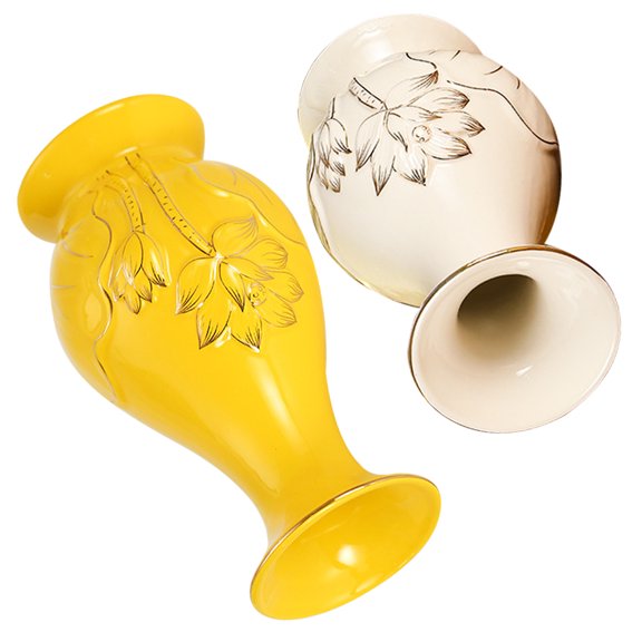 WHAMVOX  2 Pcs Vase Ceramic Multipurpose Flower Arrangement