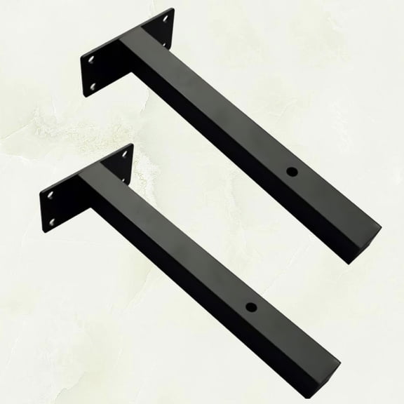 WHAMVOX 2 Pcs Heavy Duty Wall Shelf Brackets, Mount Support Braces for Floating Hanging Shelves, Home Storage