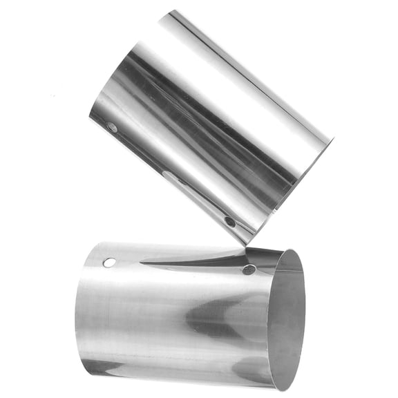 SEWCHICS Handrail Fitting Connectors Silver DIY Enthusiasts 2Pcs 2.75X2.36X2.36in