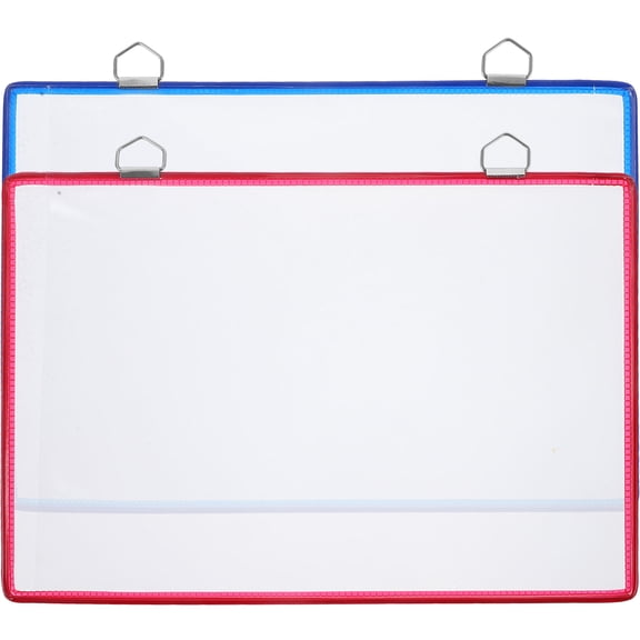 WHAMVOX  2 Pcs Wall Folder Hanging File Organizer Storage Bag Office