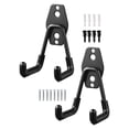 thumbnail image 1 of FESTFENDS Wall Mount Utility Hook Black 2Pcs 5.11X5.11X2.55in, 1 of 8