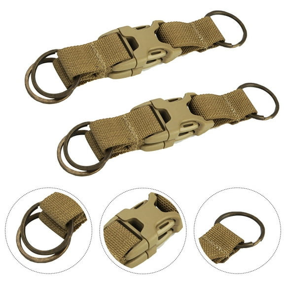 WHAMVOX 2 Pcs Webbing Straps for Bags Hardware Metal Accessories