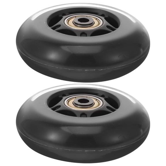 WHAMVOX 2 Pcs Wheels Roller Skates Silent Replacement Thicker