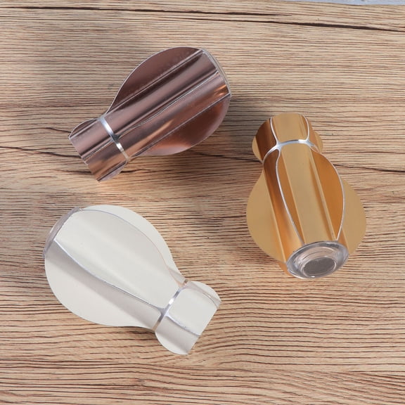 WHAMVOX  2 Pcs Window Curtain Rod Decor Decorative Head Star Fruit Design End