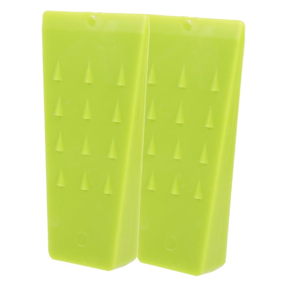 WHAMVOX  2 Pcs Woodcutting Chock Wedge Tree Log Gardening Felling Green