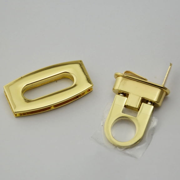 WHAMVOX 2 Pcs Zinc Alloy Lock Padlock Keyed Alike Suitcase Suitcases Golden