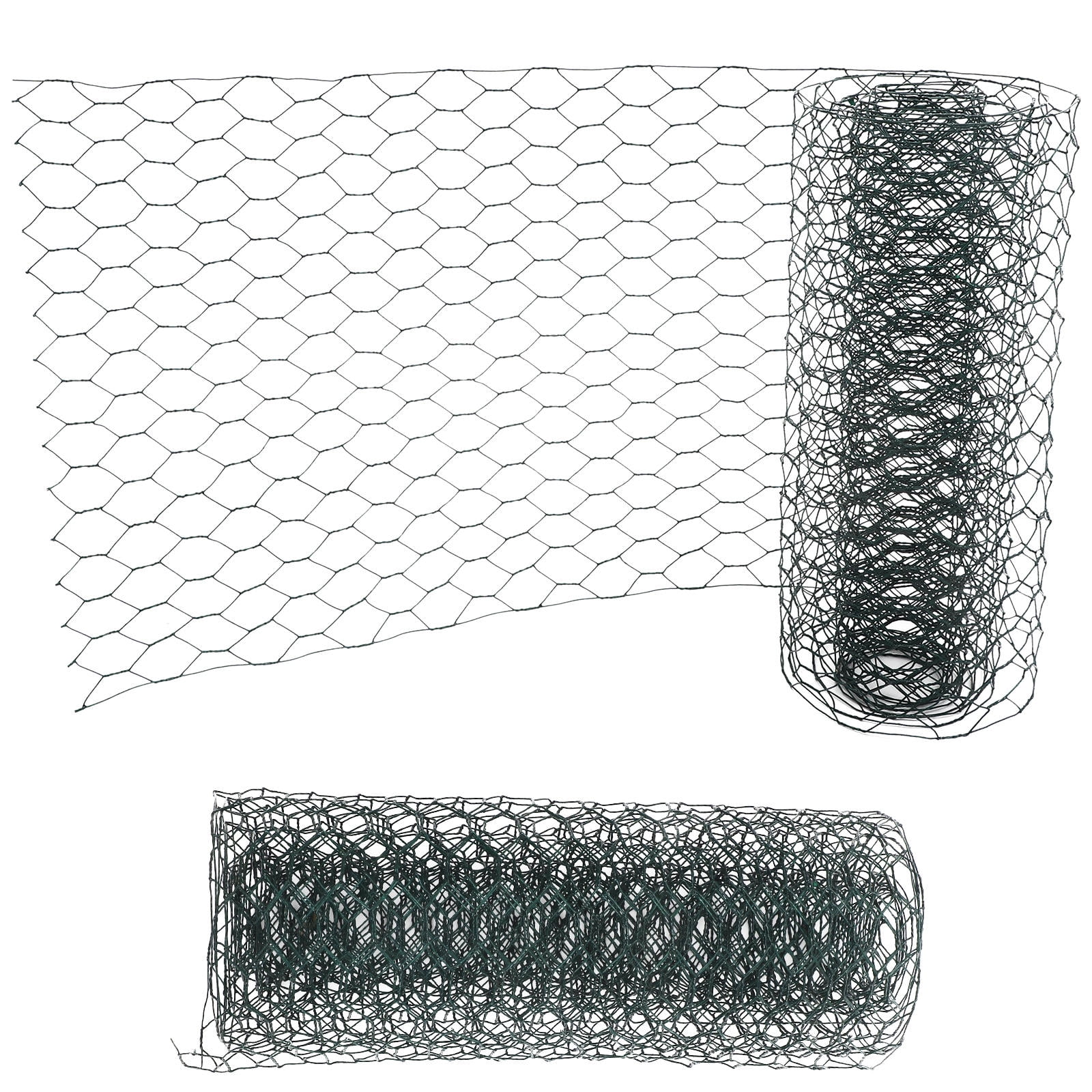 WHAMVOX  2 Rolls Chicken Wire Netting Floral Arrangement Supplies Olive Green