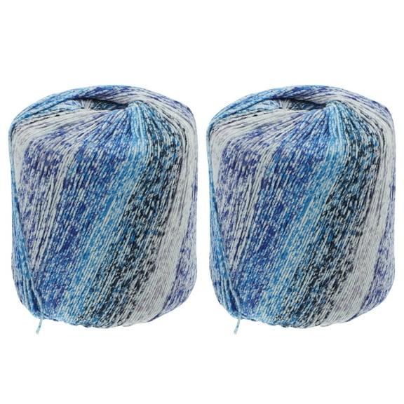 WHAMVOX 2 Rolls Knitting Yarn Stitch Crochet Cotton Thread