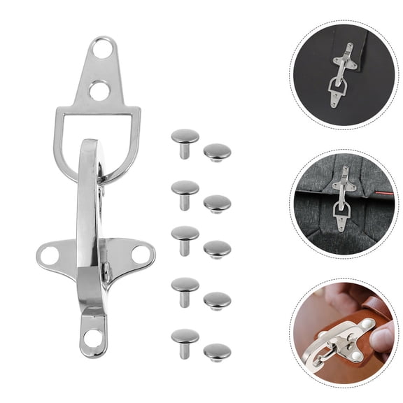 WHAMVOX 2 Set Belt Buckle Interlocking Metal Buckle Interlocking Buckle Clasp Belt Accessories for DIY Waist Belts Hand Sewing Dress Belts Making