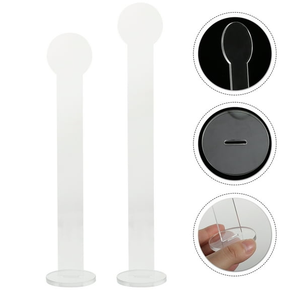 HOOWIFFY Tape Organizer Adhesive Tape Rack Acrylic 2 Sets