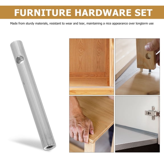 WHAMVOX 2 Sets Guardrail Connector For Wine Cabinet Metal Spindles Furniture Hardware For Indoor Railing Accessories Full Hole