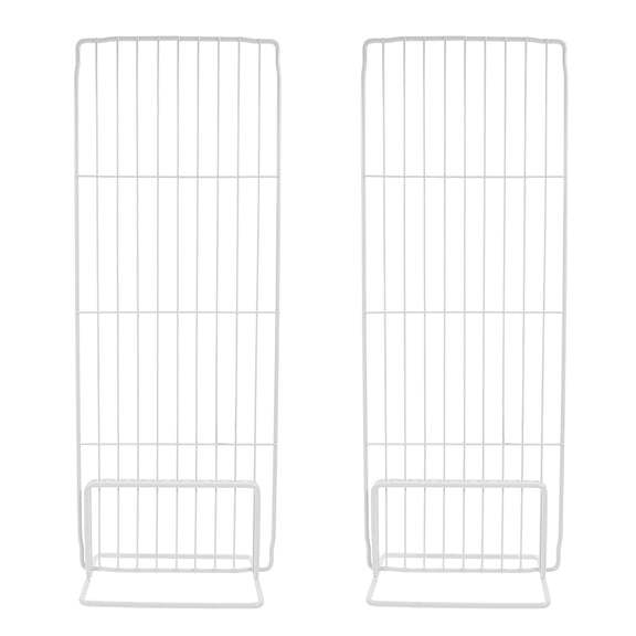 WHAMVOX 2 Sets Metal Refrigerator Dividers Metal Shelf Divider Home Fridge Dividers Refrigerator Partition Boards Fridge Mesh Divider