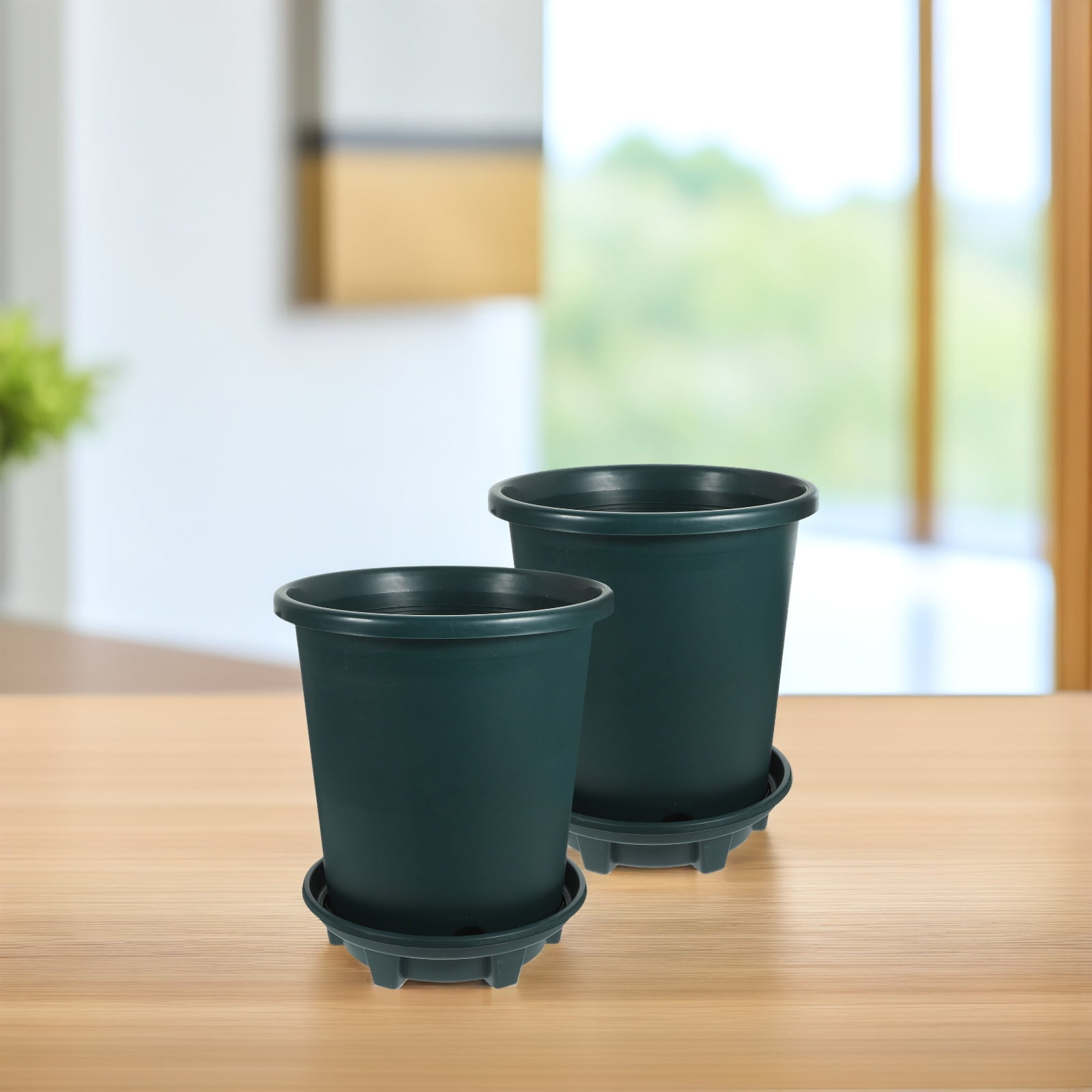 WHAMVOX 2 Sets Succulent Root Control Pots 24.5X25CM Green - Walmart.com