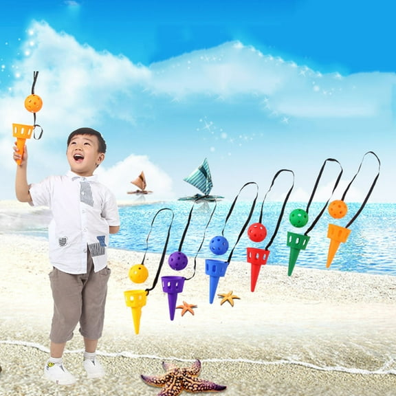 WHAMVOX 2 Sets Toss Ball Toy Sports Equipment for Kids Backyard Toys