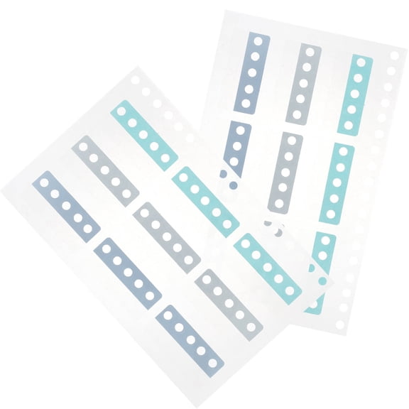 WHAMVOX 2-Pack Portable Sticky Tabs Book Markers, Colorful Sticky Flags for Household, Office, and School Use