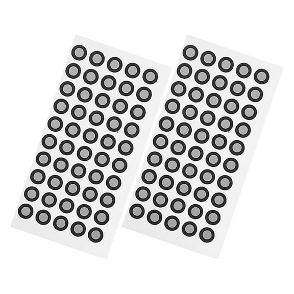 WHAMVOX 2 Sheets Reflective Markers Scanner Marking Points Marker/dots Black