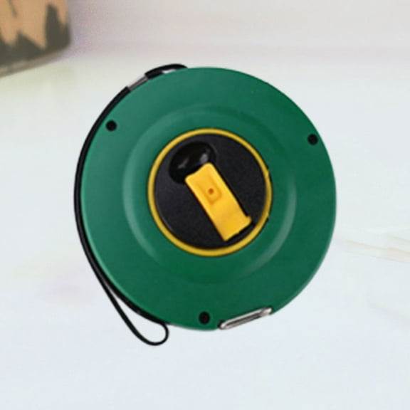 WHAMVOX 20 Measuring Box Ruler Steel Tape Metallic Paint Green 9.5*9.5*3cm