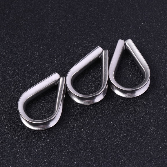 WHAMVOX 20 PCS Wire Rope Clamps Accessory 2.7X1.8CM Silver