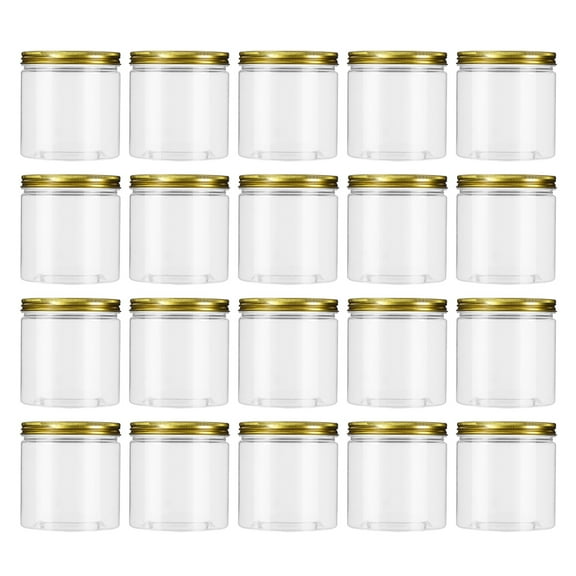 WHAMVOX 20 Pcs Bulk Travel Storage Bottle Tea Leaf Container Coffee Bean