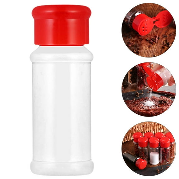 WHAMVOX 20 Pcs Castor Mini Spice Jars Shaker Bottles Peppers Empty Tag