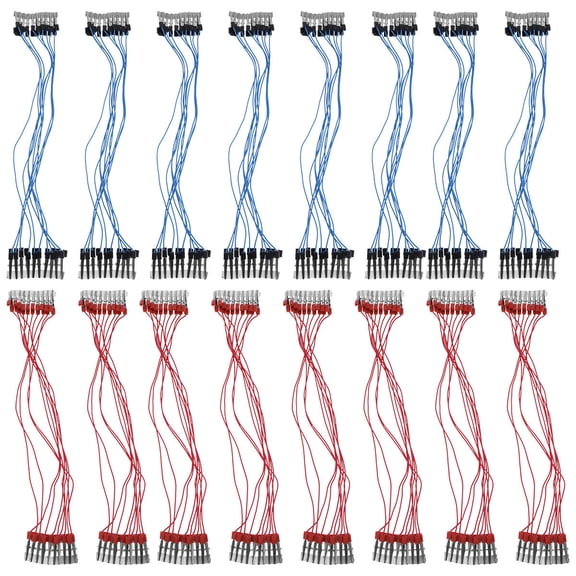 WHAMVOX 20 Pcs Connection Wire Alligator Clip Circuit Clips Student