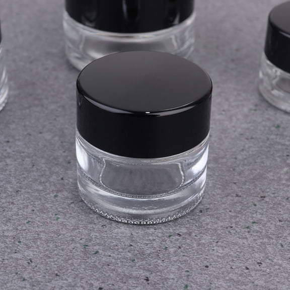 ROMANSENTIAL Small Sample Jars Glass Transparent 20Pcs