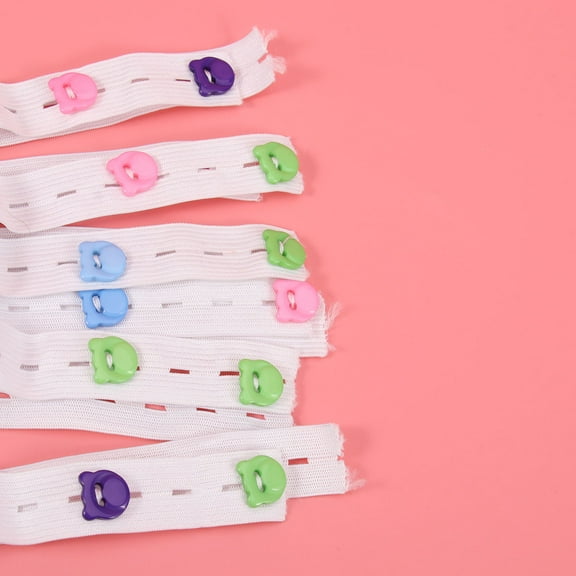 WHAMVOX 20 Pcs Diaper Strap Fully Adjustable Tape Safety Nappy Fixing Belt