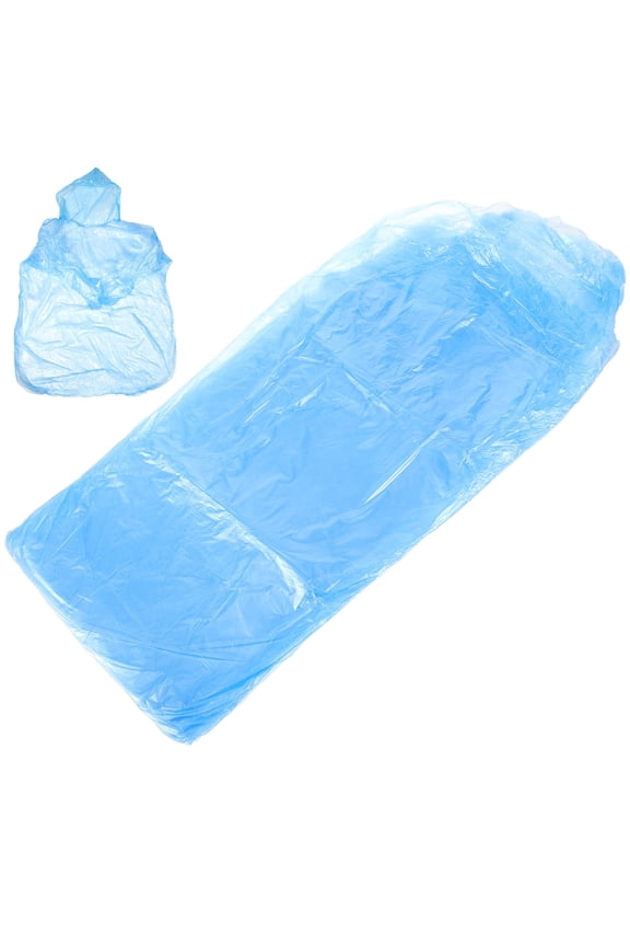 20 Pcs Emergency Poncho Raincoat Hiking Suits for Men Waterproof Miss