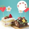 thumbnail image 1 of WHAMVOX Cupcake Toppers Fruit Theme Cake Decorations Anniversary 20Pcs 4.7x1.7in, 1 of 8