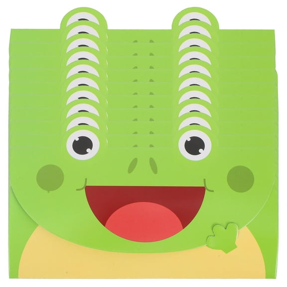 WHAMVOX 20 Pcs Greeting Card Girls Cards Child Green