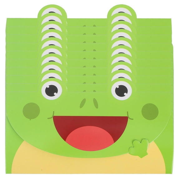 WHAMVOX 20 Pcs Greeting Card Girls Cards Child Green