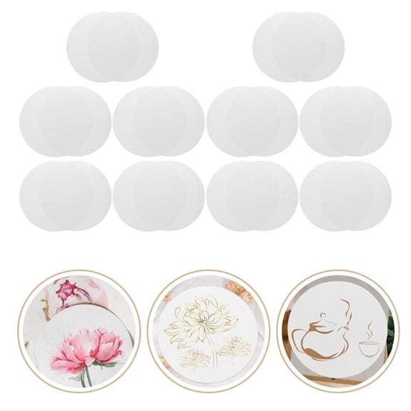 DECORNIJIA Canvas For Painting Colored 20Pcs 13.0X13.0X0.04In