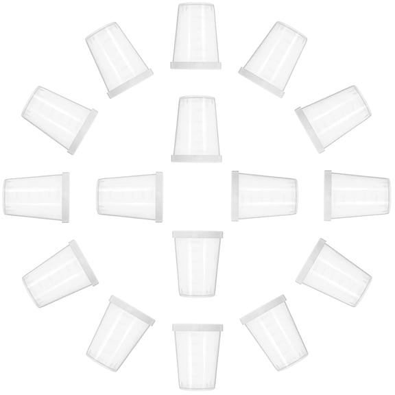 WHAMVOX 20 Pcs Measuring Cup Portable Sample Cups Accurate Liquid Measurement