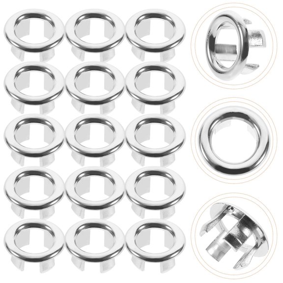 WHAMVOX 20-Pack Overflow for Bathroom and Kitchen Sink Basin Trim Replacement