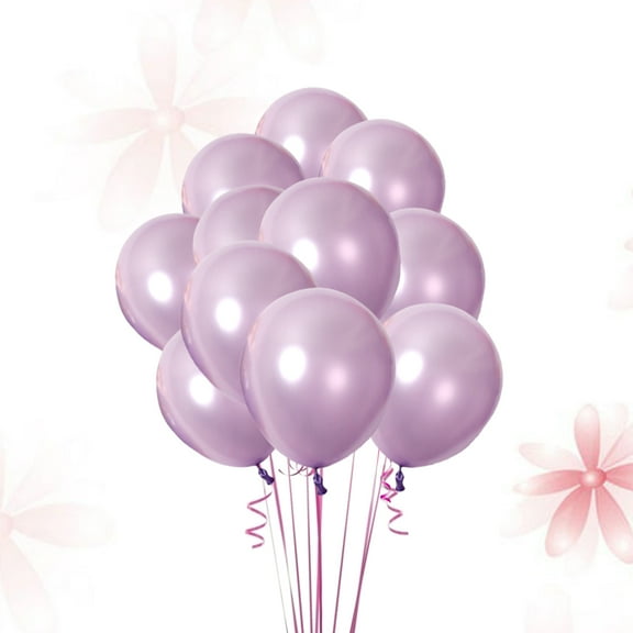 WHAMVOX 20 Pcs Purple Lilac Latex Balloon Thickened Balloons 20pcs Lavender