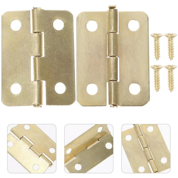 YSNOOWE Jewelry Box Hinges Yellow Iron Durable and Rust-Resistant 20Pcs