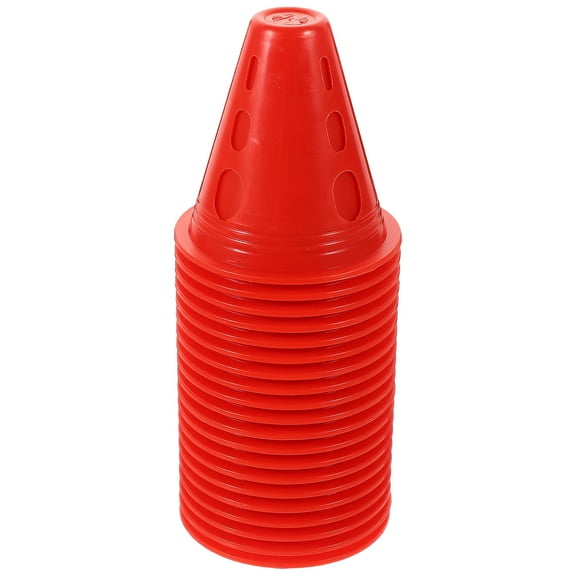 WHAMVOX  20 Pcs Sports Agility Windproof Roller Ski Pile Soccer Cones