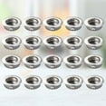 thumbnail image 1 of DECORNIJIA Recessed Flush Pulls Door Handle Silver Stainless Steel 20Pcs for Kitchen Renovation, 1 of 8