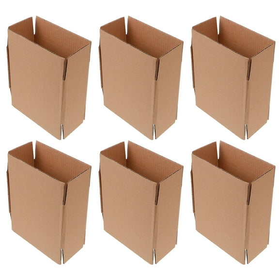 WHAMVOX 20 Pcs Storage Boxes Cube Cardboard Super Hard Small Cartons Khaki