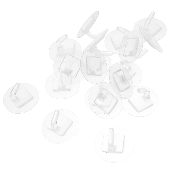 WHAMVOX 20 Pcs Wall Mount Adhesive Hooks Hanger Strong Sticky
