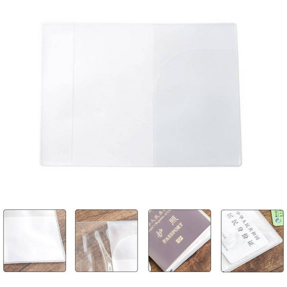 WHAMVOX 20 Pcs Waterproof Passport Holder Portable Bank Card Office Travel