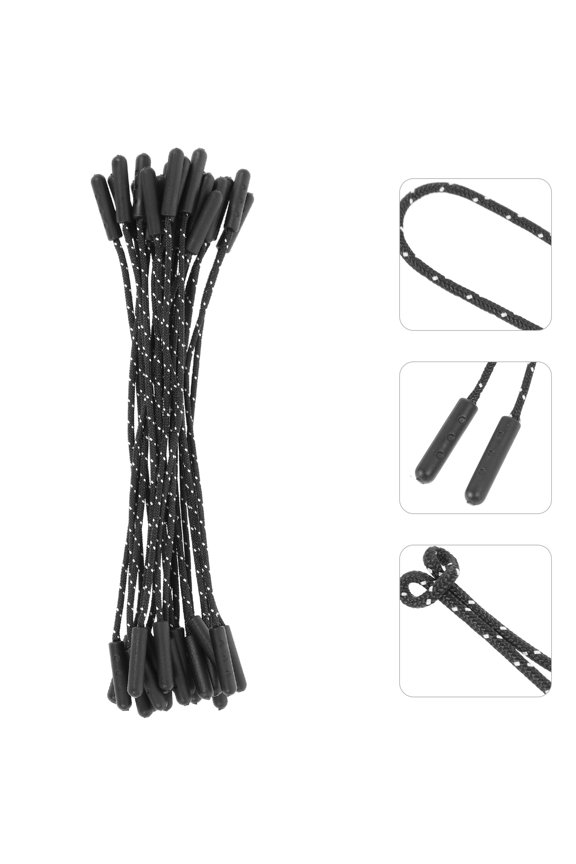 20 Pcs Zipper Pull Fixer Puller Tail Strong Pulls Lightweight