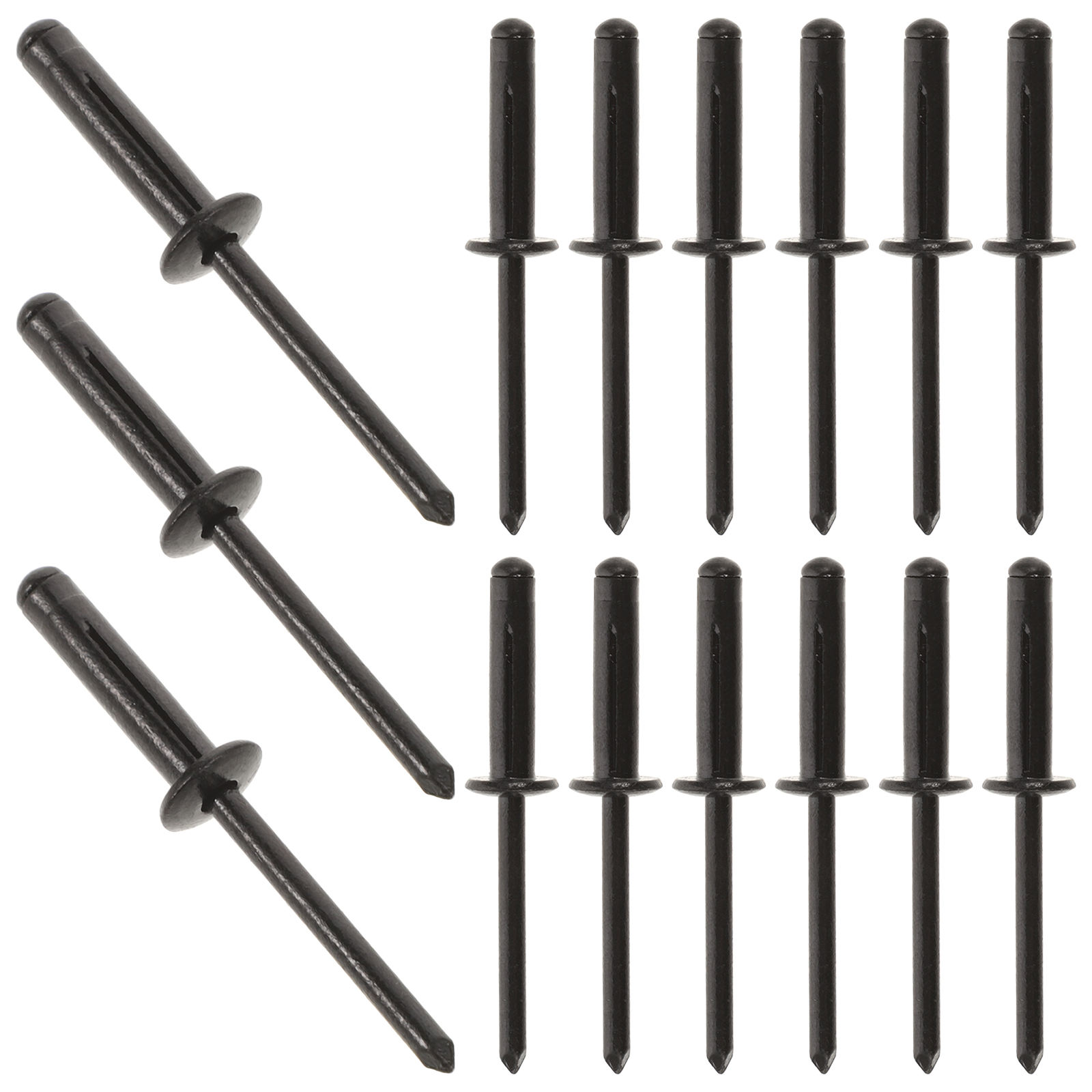 WHAMVOX 20 Pcs for Aluminum Blind Rivets Work 5.20X0.90X0.90CM Black ...