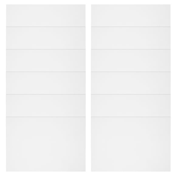 WHAMVOX  20 Sheets Waterproof Label Paper Matte Sticker for Printer Transparent