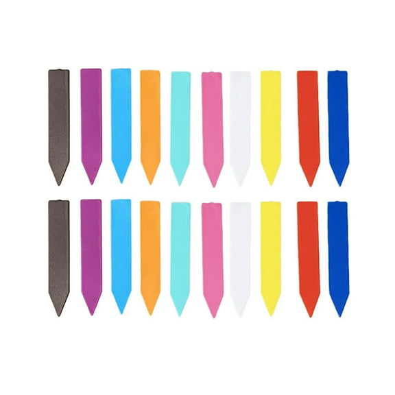 WHAMVOX  200 Pcs Outdoor Waterproof Flower Marking Plate Plant Identification Markers