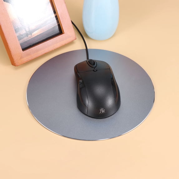 WHAMVOX 200 X Gaming Mouse Pad Round Mouse Pad Mouse Pad 20.00X20.00X1.00CM Grey